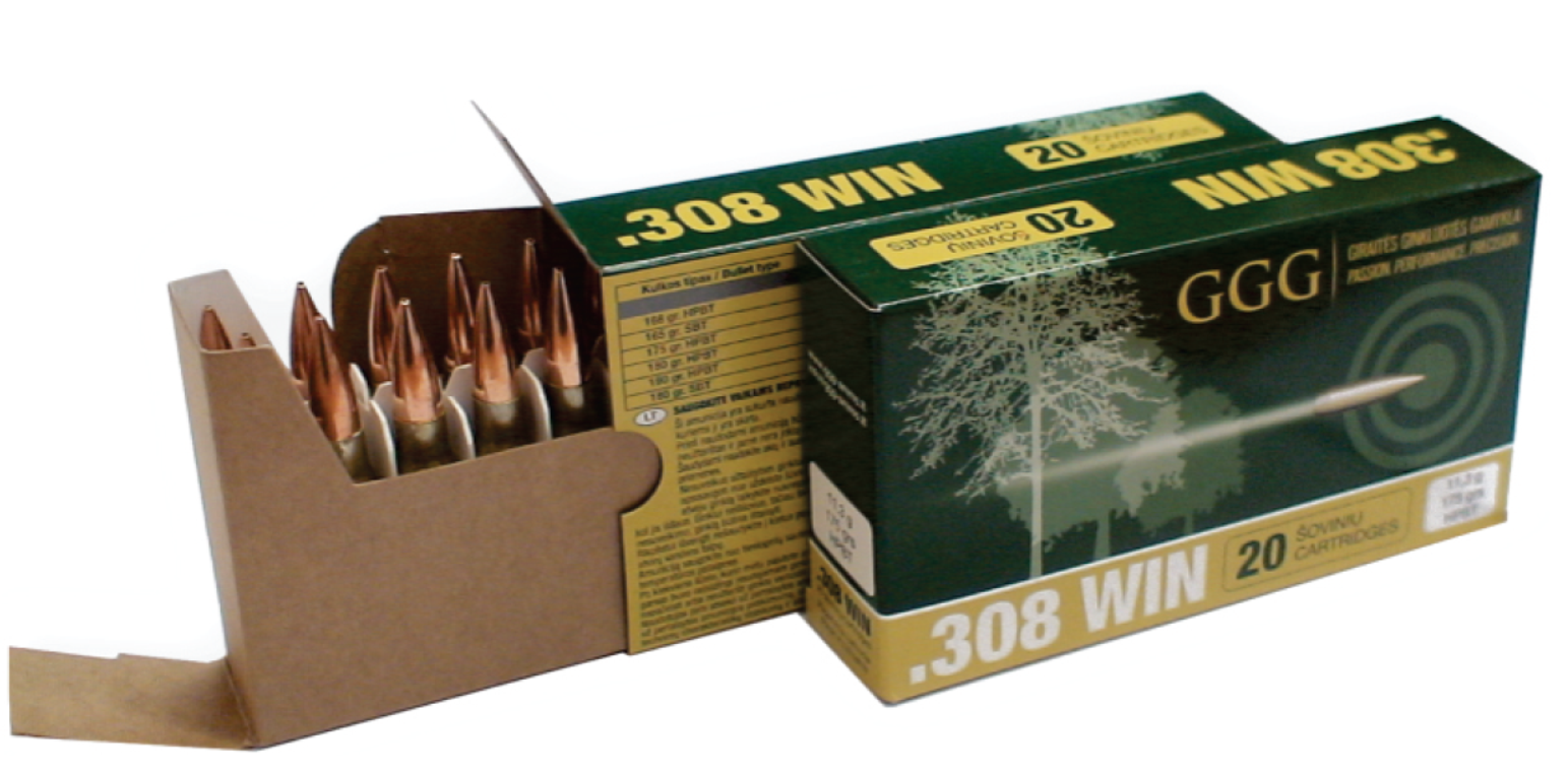 GGG .308 Win 165GR SBT Sierra Gameking 20/Box