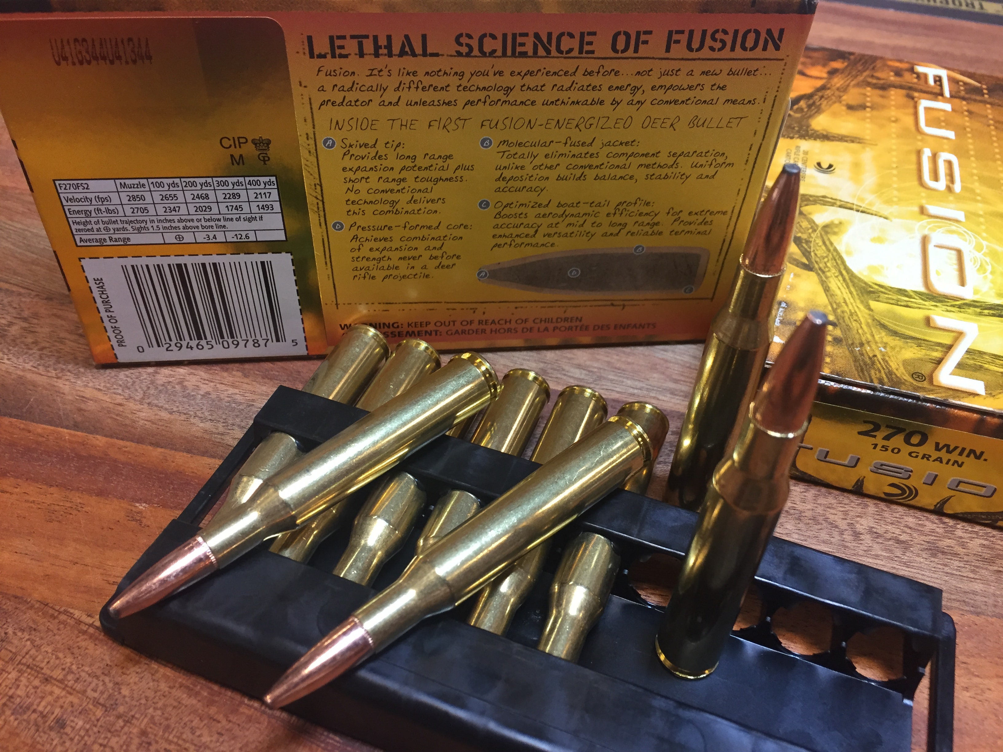 FEDERAL FUSION .270W 150G SP 20 rd