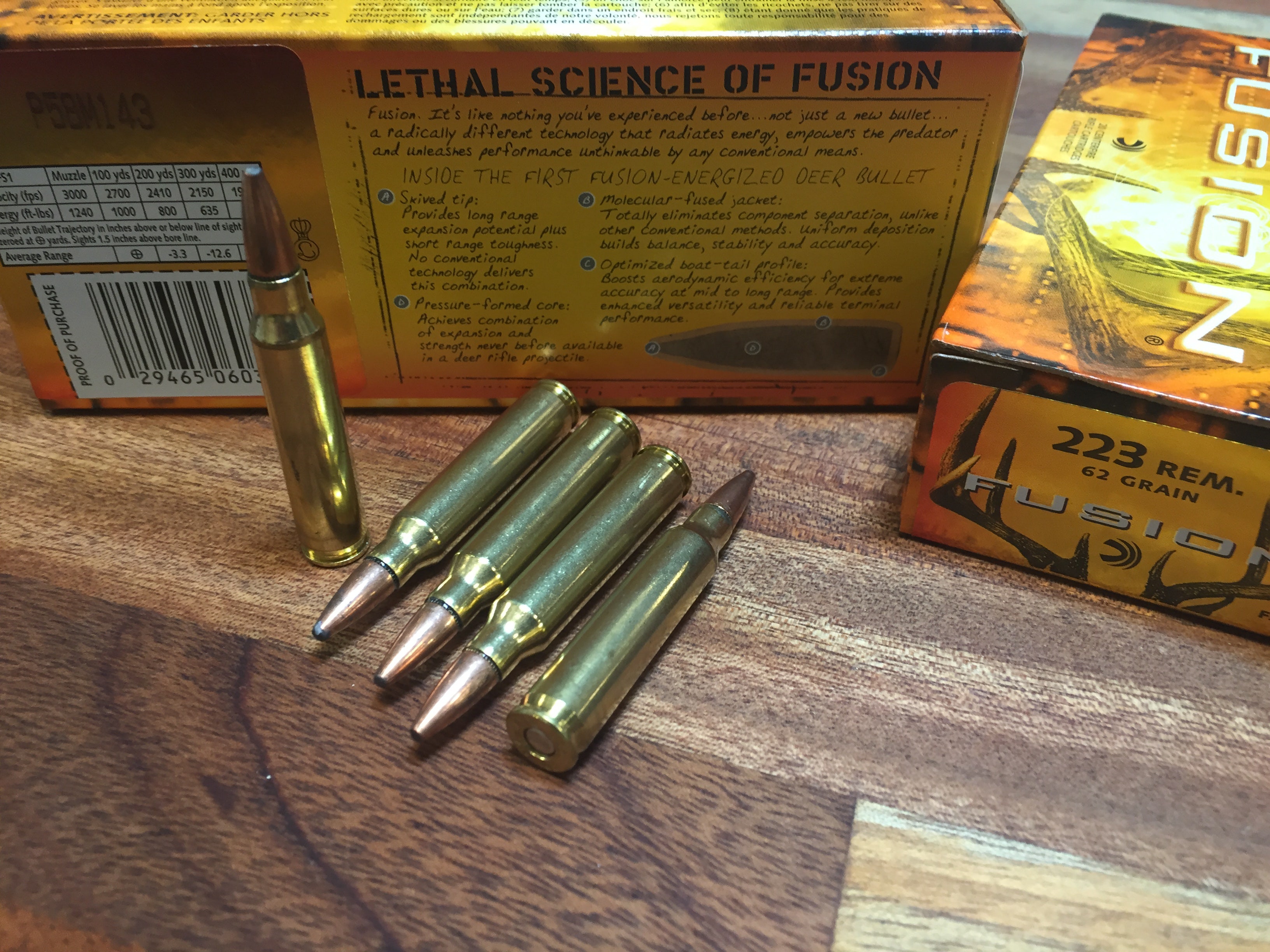FEDERAL FUSION .223R 62G SP 20 ptr (F223FS1)