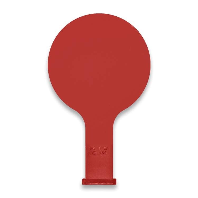 Plast-Måltavla modell Veleta 150mm - RÖD / RED