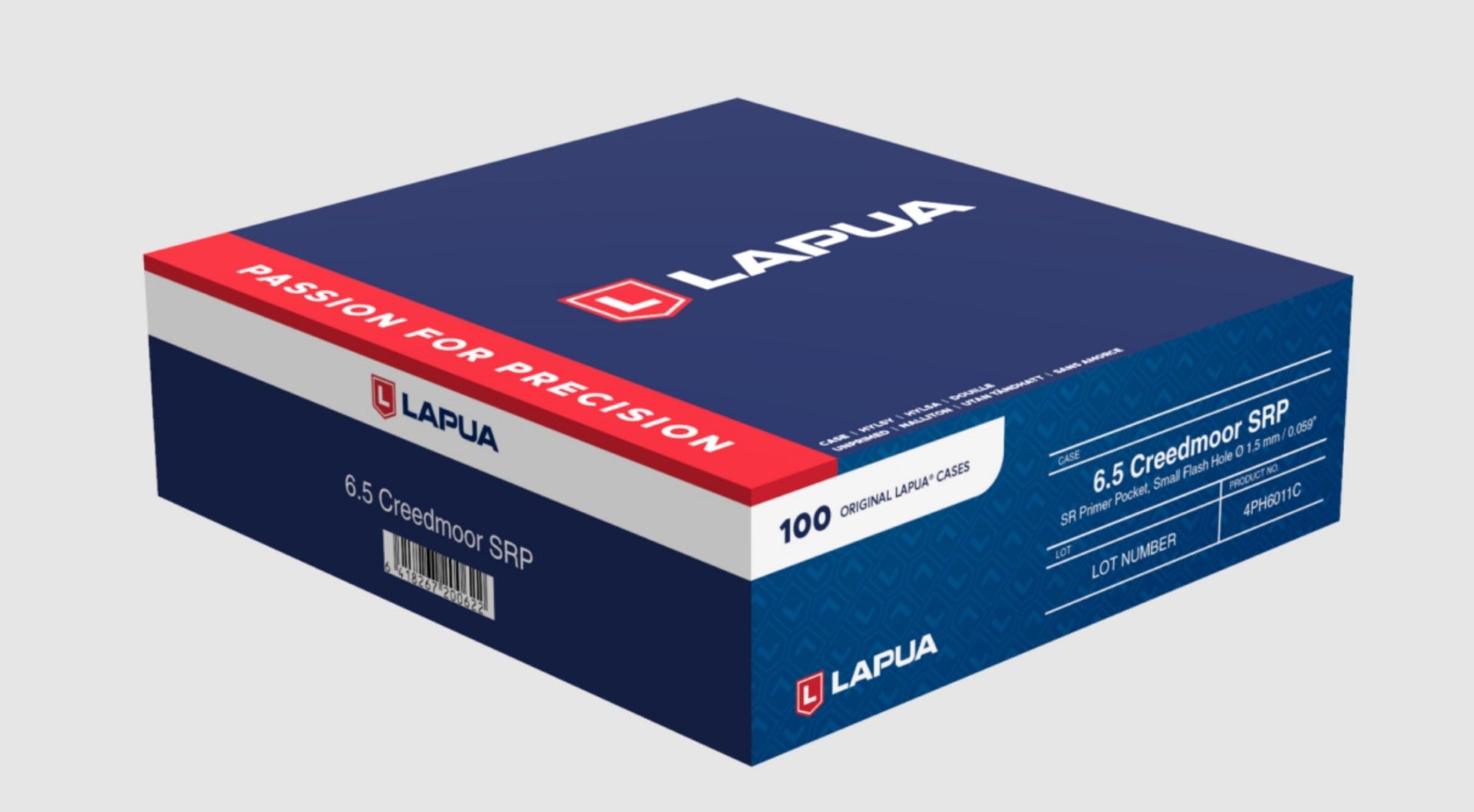 LAPUA Hylsor 6,5 Creedmoor SRP, 100 st 