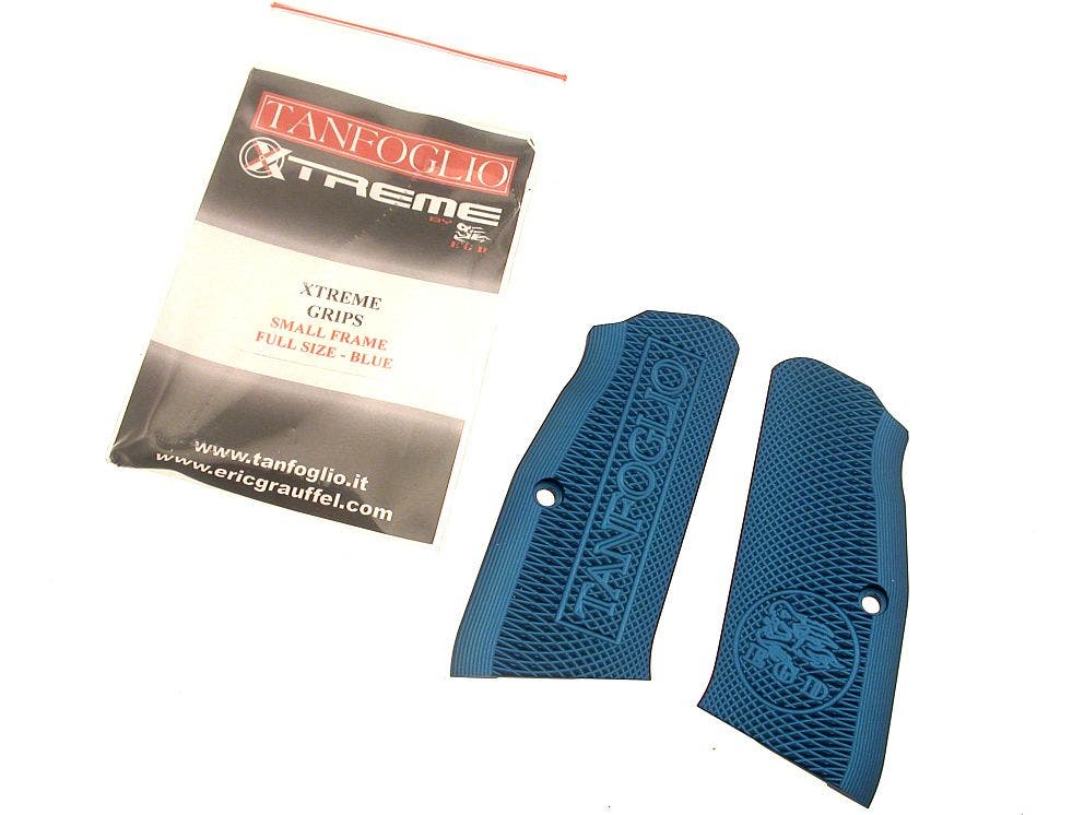 TANFOGLIO GRIP PLATE XTREME SF FS - BLUE