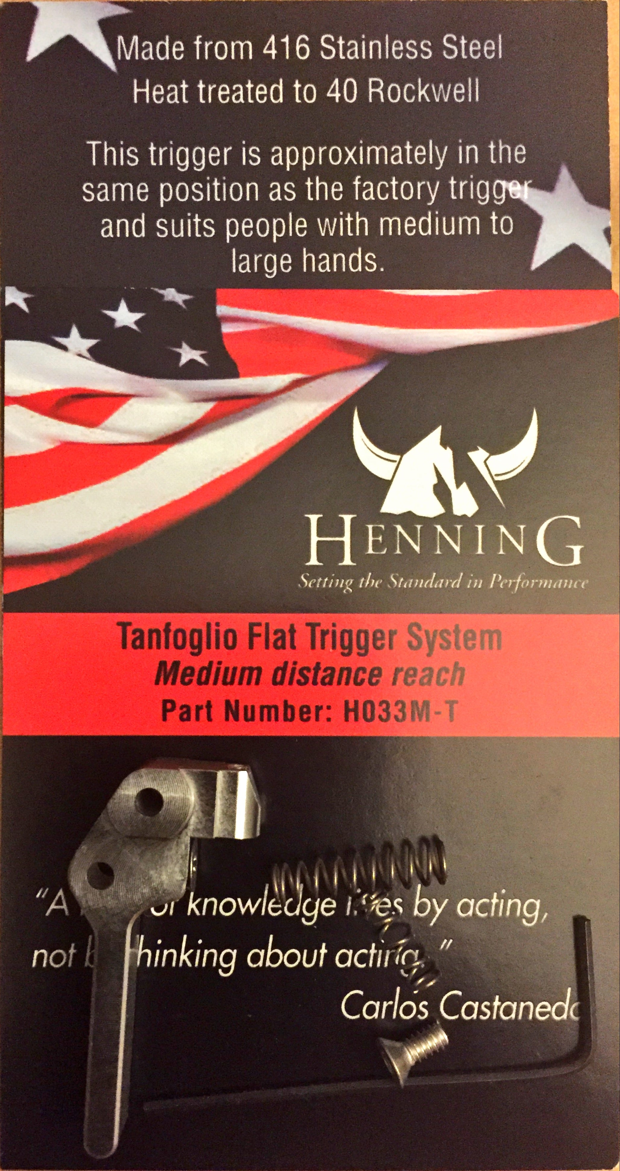 Henning Tanfoglio Flat Trigger System MEDIUM