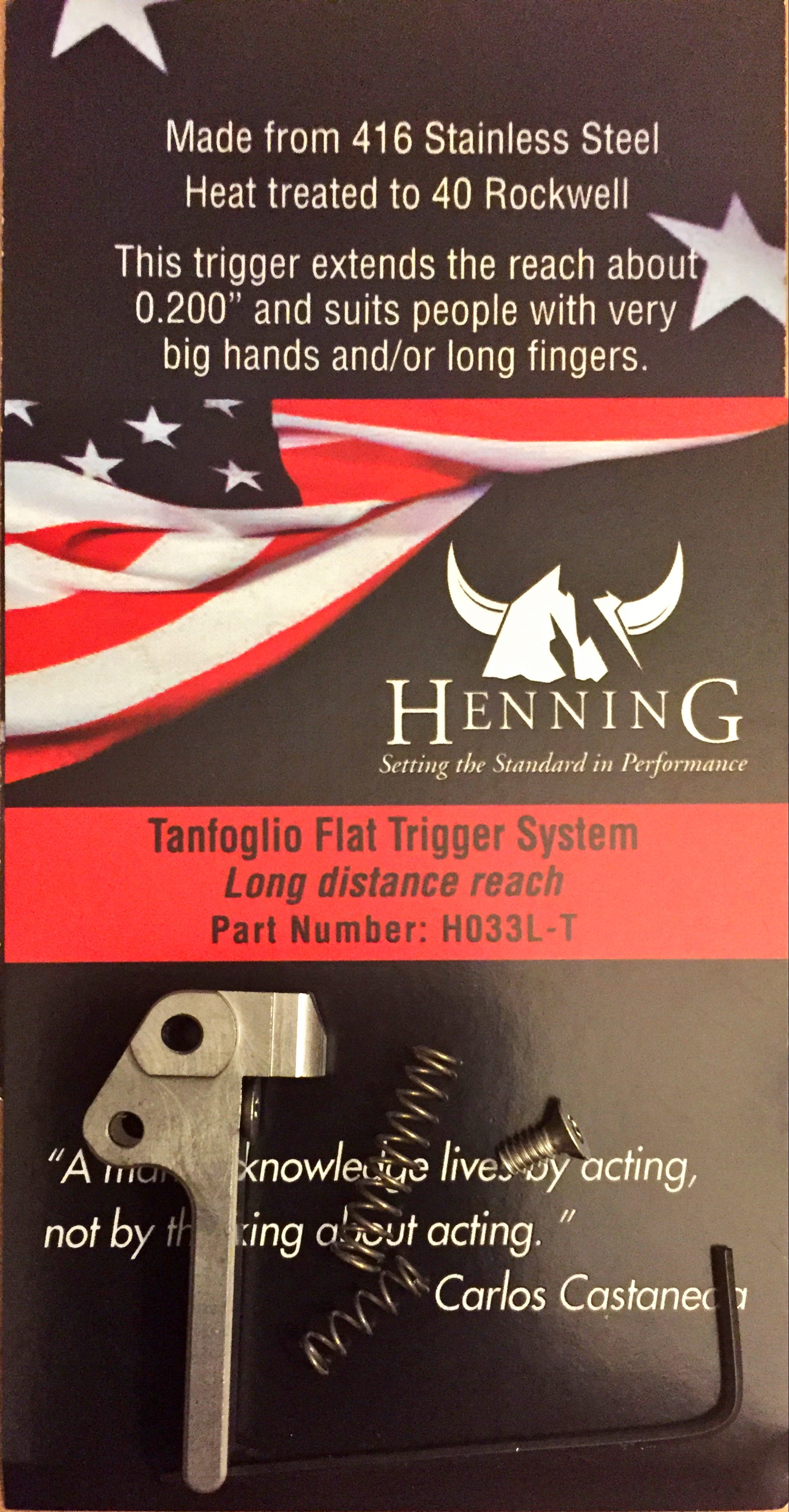 Henning Tanfoglio Flat Trigger System LONG