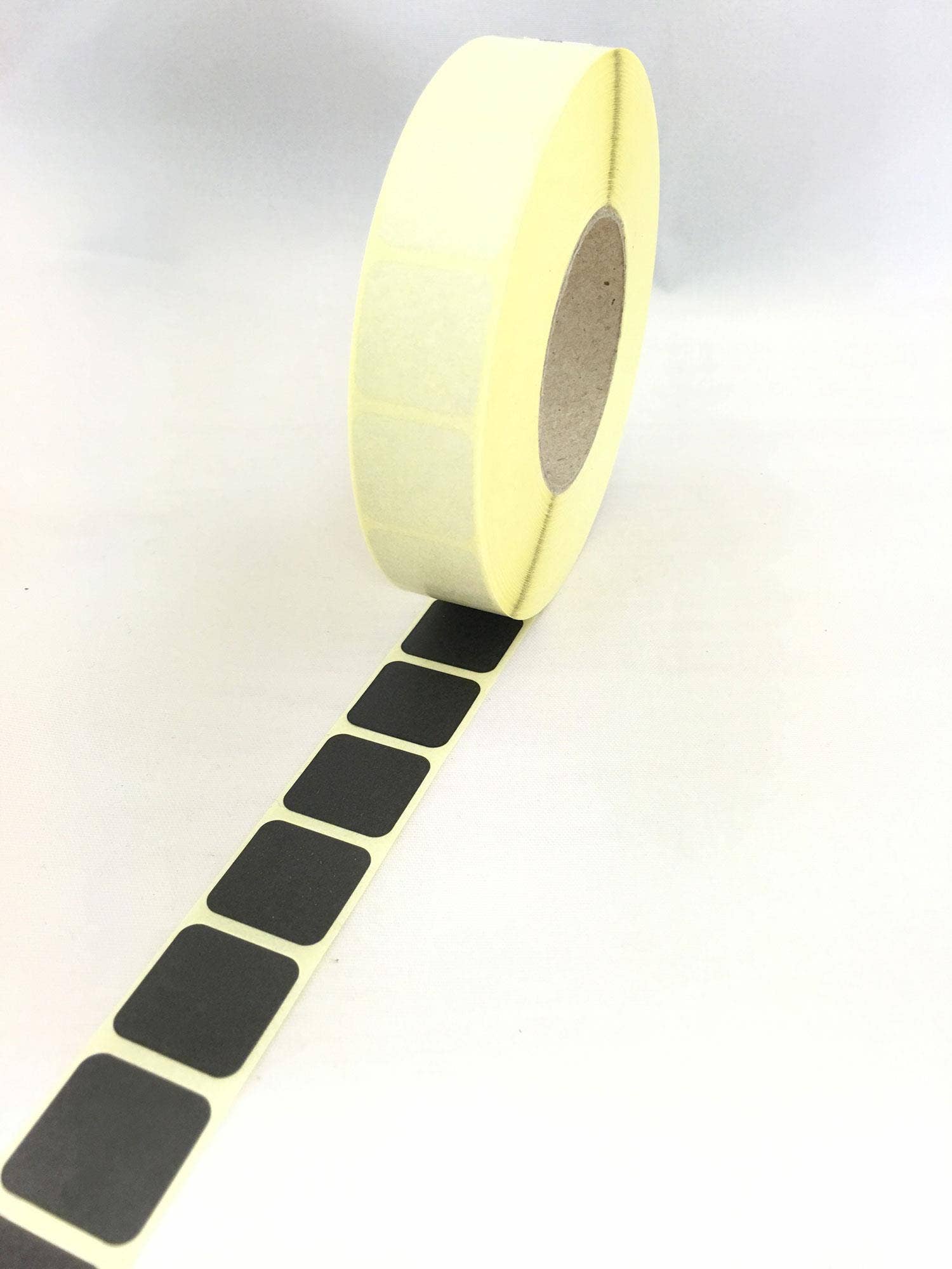 Klisterlappar Fyrkantig 17x17 mm SVART