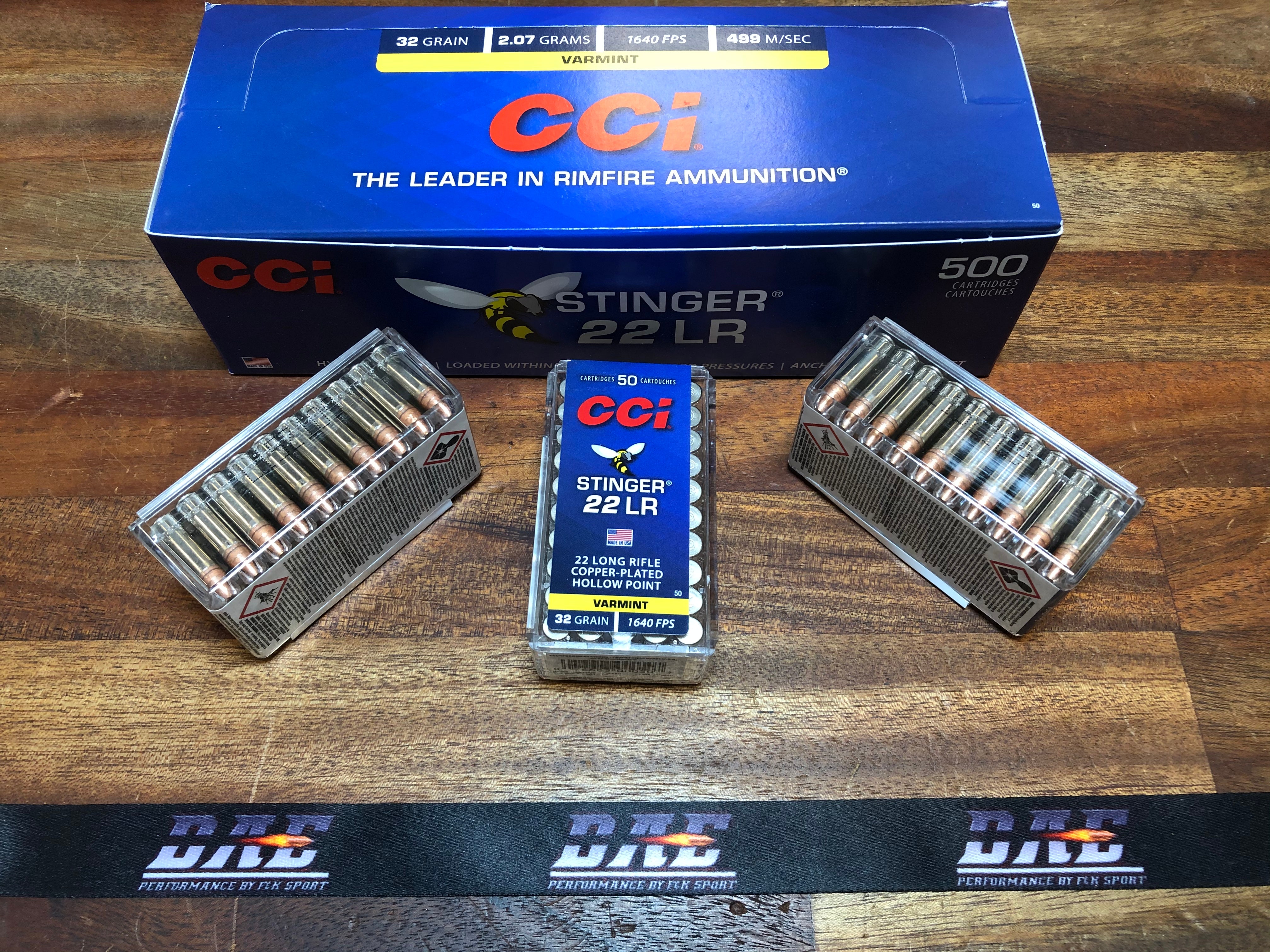 CCI .22 Lr, Stinger 50 ptr