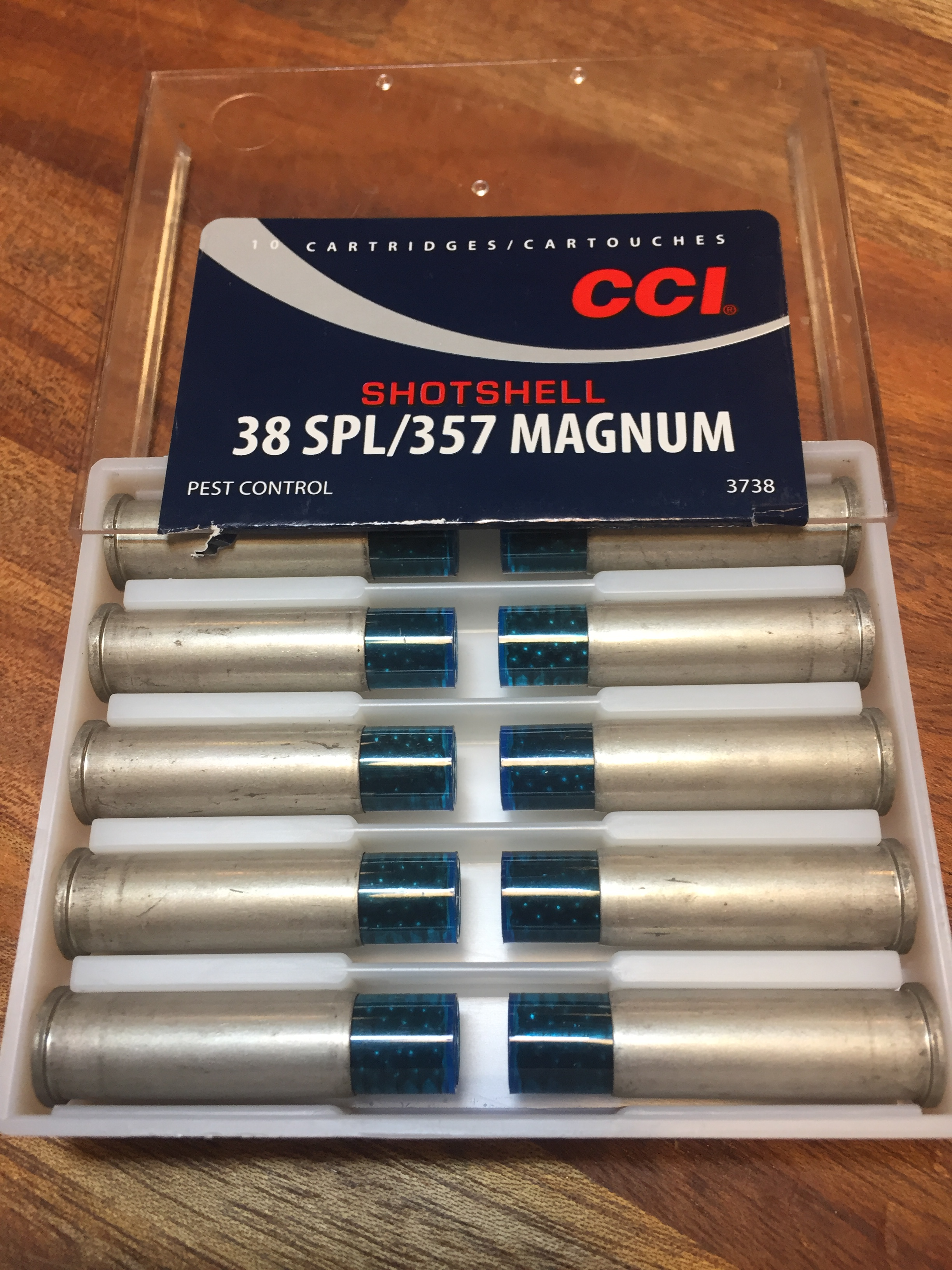 CCI .38 SPL SNAKESHOT, 10 PTR