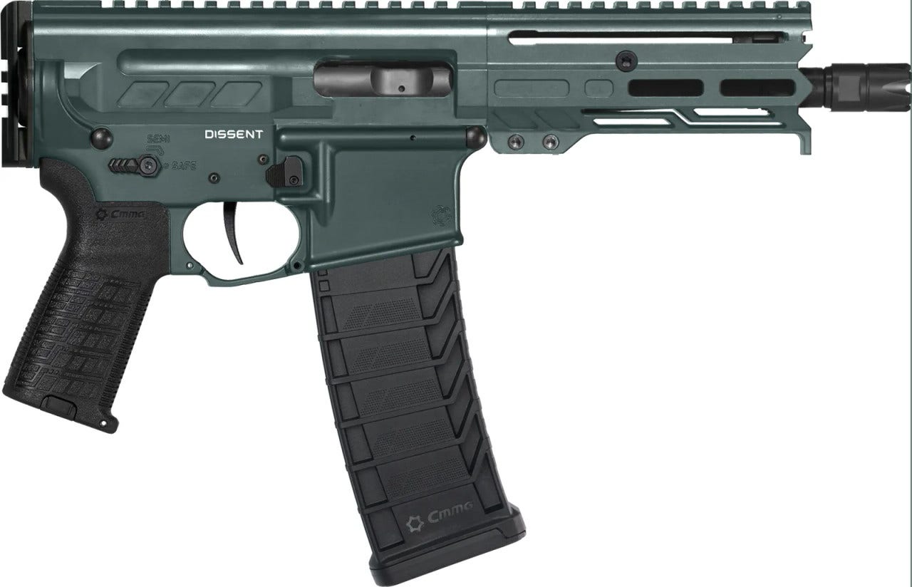 CMMG Dissent MK4 9x19 6,5" Charcoal Green