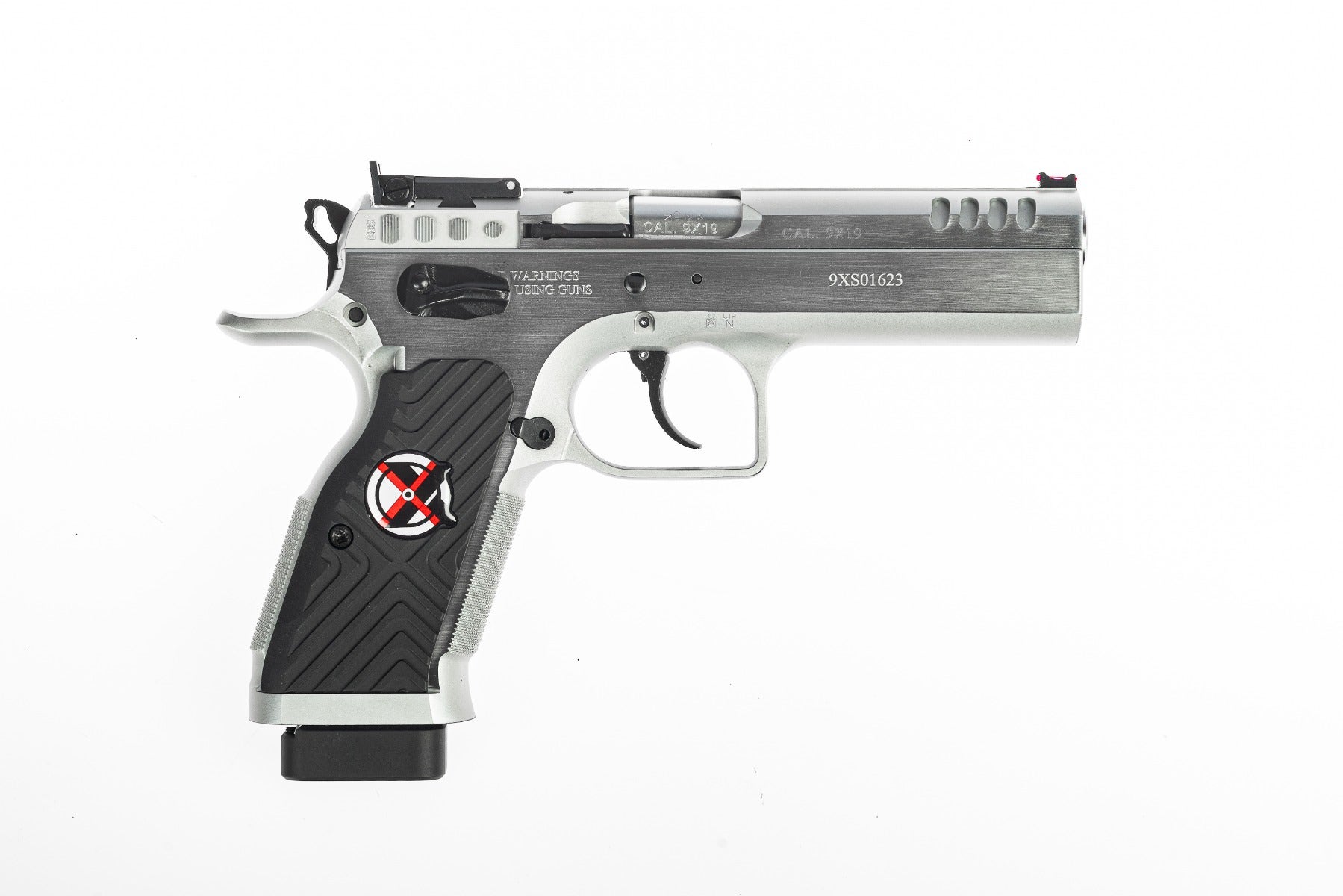 TANFOGLIO STOCK II XTREME CAL 9X19 2025 OPTIK CHROME (SF)