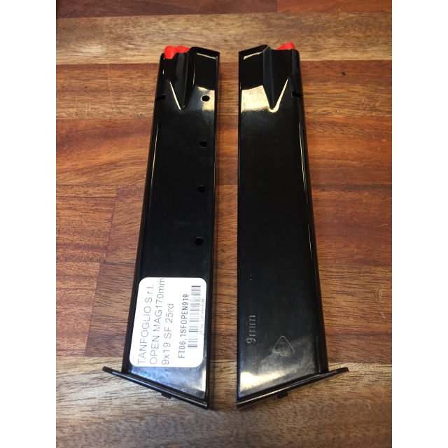 Magasin Tanfoglio SF 9x19 OPEN DIVISION 170mm 25rd