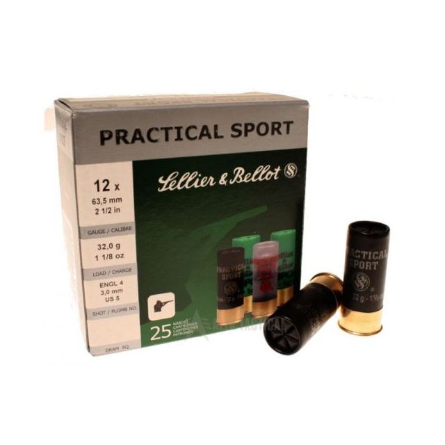 S&B HAGEL kal 12/63,5 Practical Sport & JAKT 25 pt