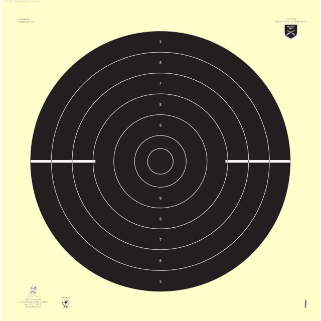 Snabbskjutningstavla med spegelslits, 60x60 cm