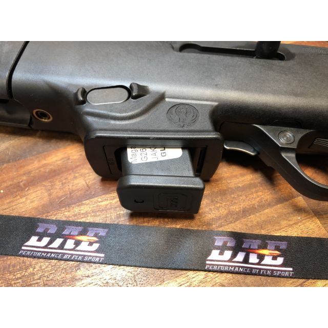 Jaktmagasin Ruger PCC Hunter 4rd 9x19 SVART BASE