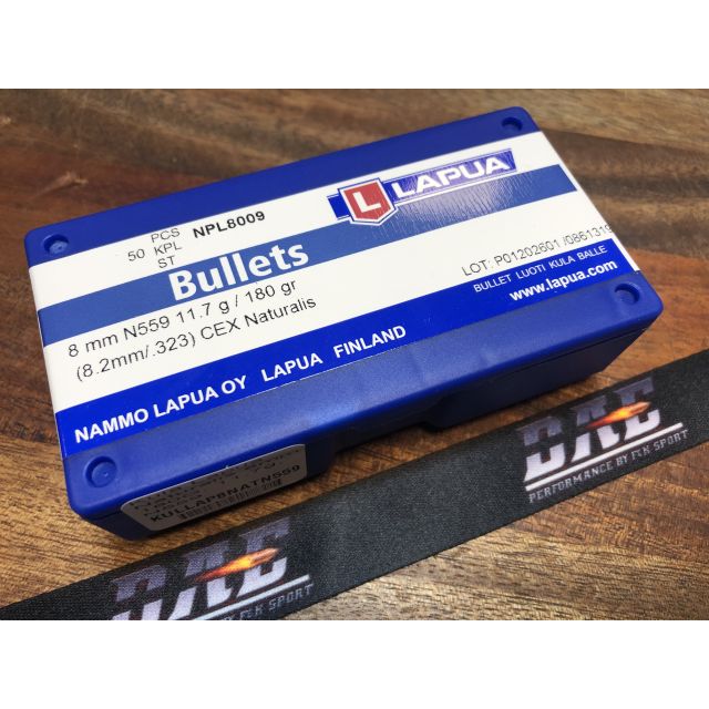Kula Lapua CEX Naturalis  8mm 11,7g/180G N559 NPL8009 50 st