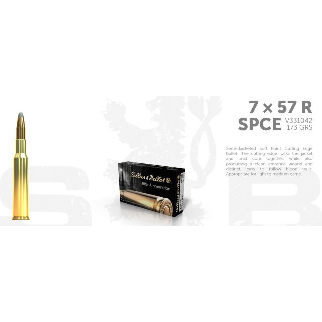 S&B 7x57R 173G SPCE JAKT 20 ptr