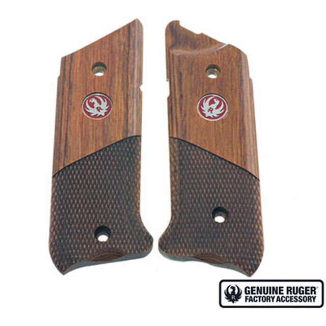 Kolvsidor Ruger (Hogue) MKIV Halfcheck, Logo Valnu