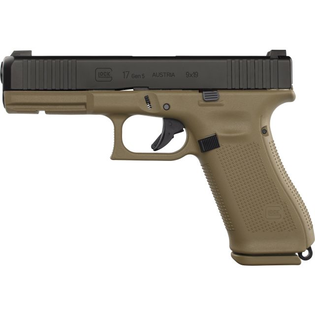 GLOCK 17 Gen5 FS COYOTE, FRENCH VERSION