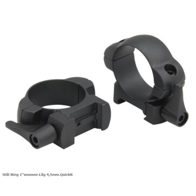 Stålringar 25 mm, QR till Kikarsikte