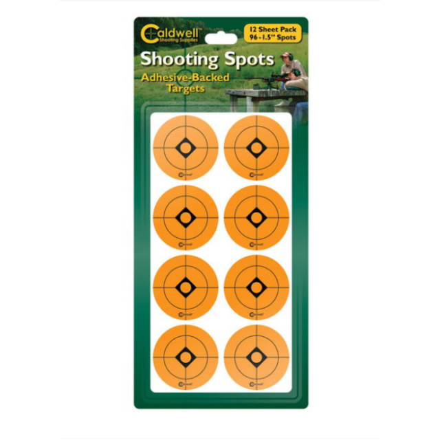 Caldwell Självhäftande målprickar - 1,5", 96 st