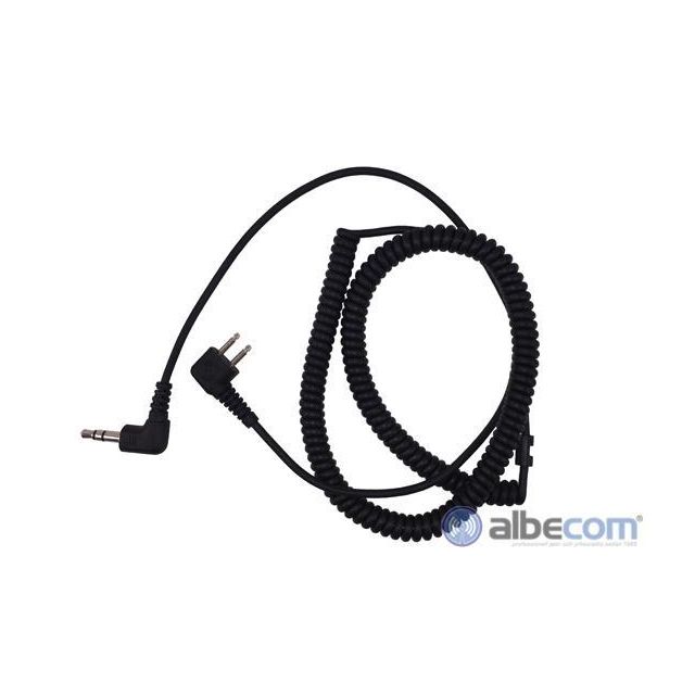 Kabel Peltor 2-stift FL6H-SV-Vinklad kontakt art 6