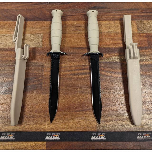 Glock Field Knife FM81 w/ Saw - SAND / TAN