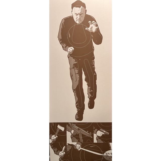 Måltavla Helfigur 78x200