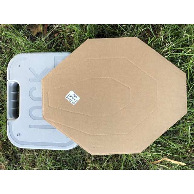 IPSC Mini Classic Target (60%), white back
