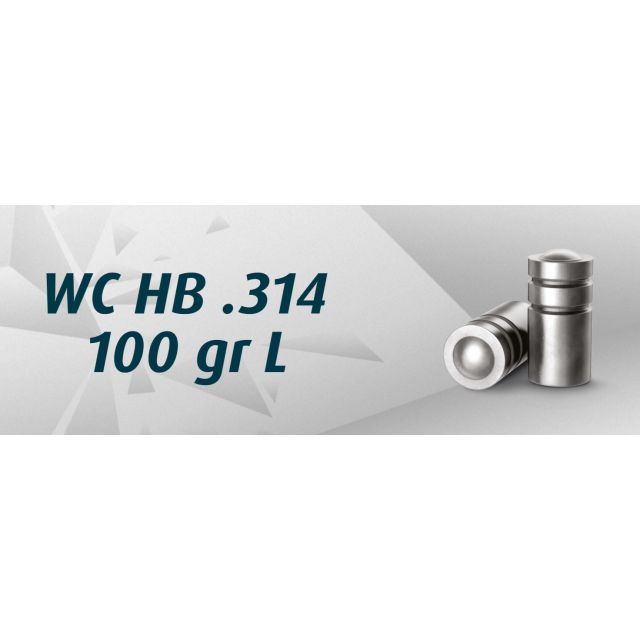 HN .32 WC .314"/100 Grain WC Kula BLY, FETT, 500 s