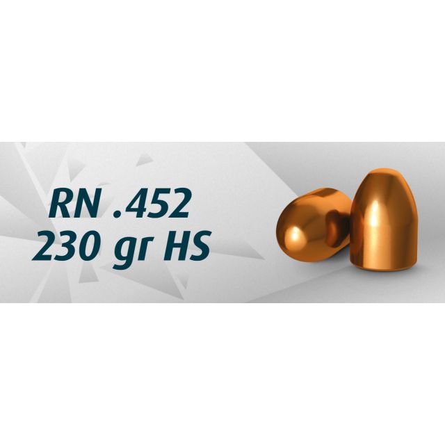 HN .45 ACP RN .452"/ 230 Grain RN HS, 500 st