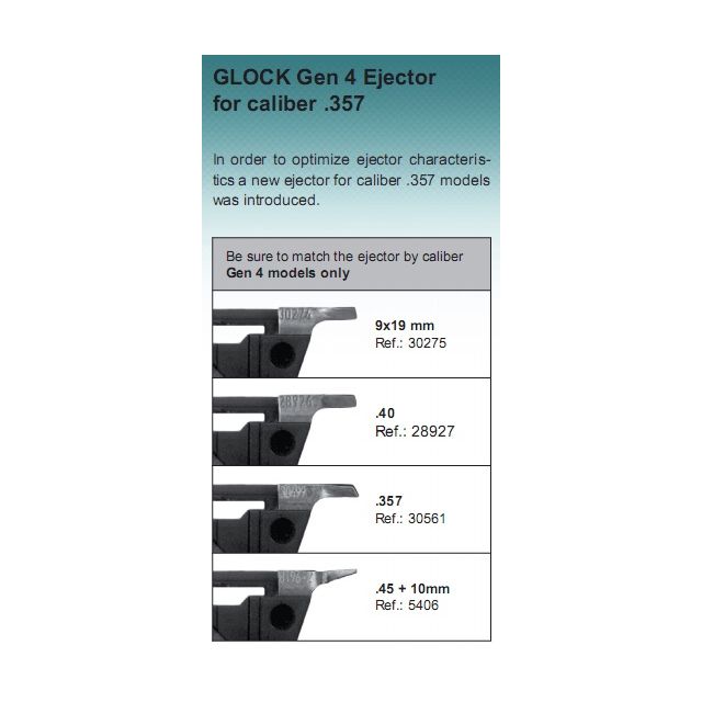 Glock Ejector ONLY, Gen4, 9mm/.380 (3. F1)