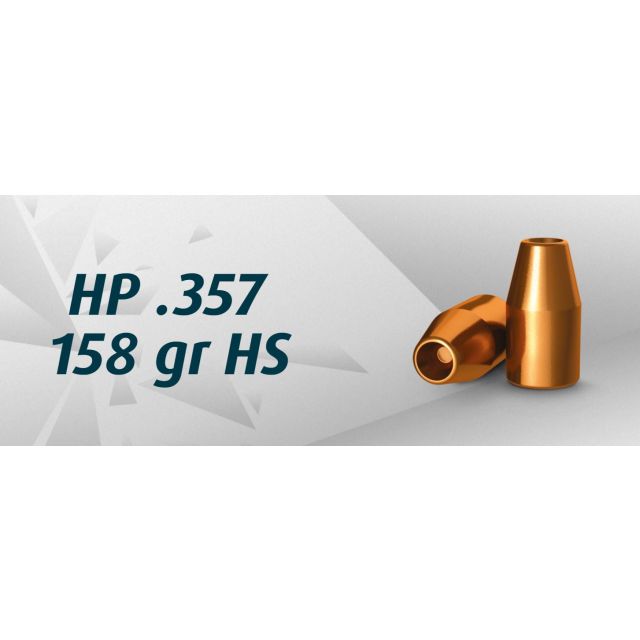 HN .38" HP .357"/158 Grain HP HS, 2000 kulor "BULK