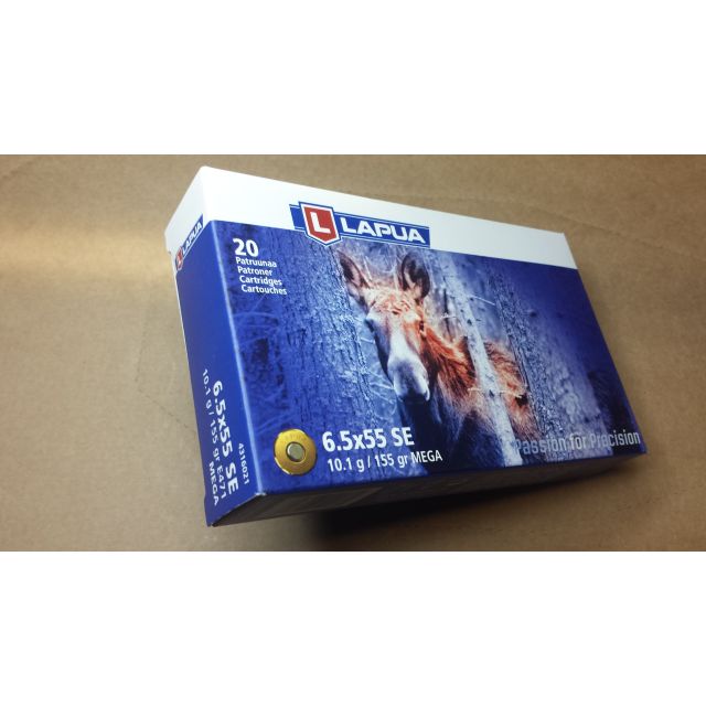 Lapua 6,5x55 MEGA 10,1G JAKTAMMUNITION