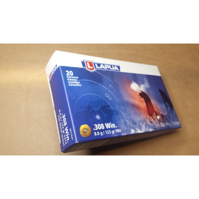 LAPUA .308W FMJ 8 gram / 123 Grain