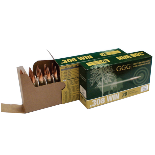GGG .308 Win 165GR SBT Sierra Gameking 20/Box