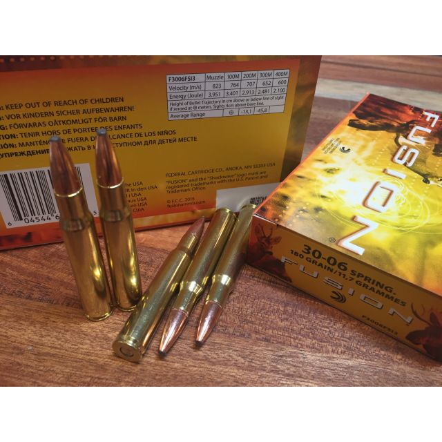 FEDERAL FUSION .30-06 180G SP 20 rd
