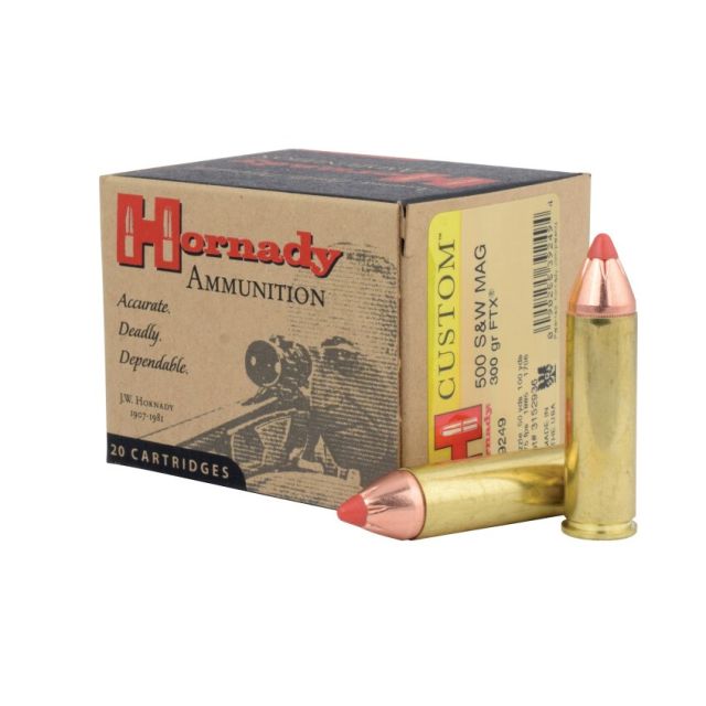 Hornady .500 S&W 300Gr FTX 20rd, 9249