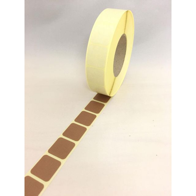 Klisterlappar Fyrkantig 17x17 mm - IPSC (BRUN)
