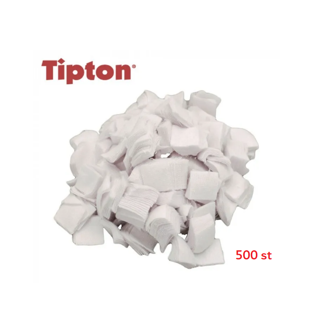 Tipton Putslappar Kaliber .35-.50 Cal, 500 pack