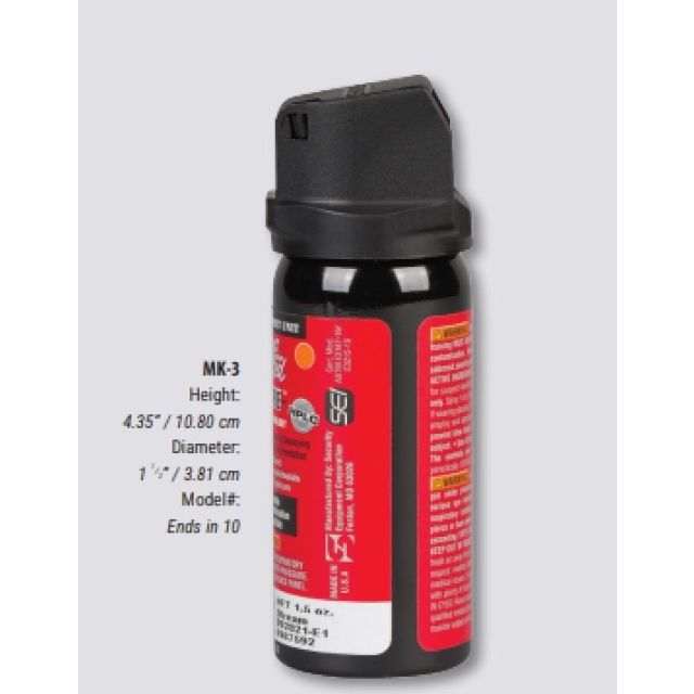 OC Sabre Defense 42g, MK3 -Stråle SEC51CFT10