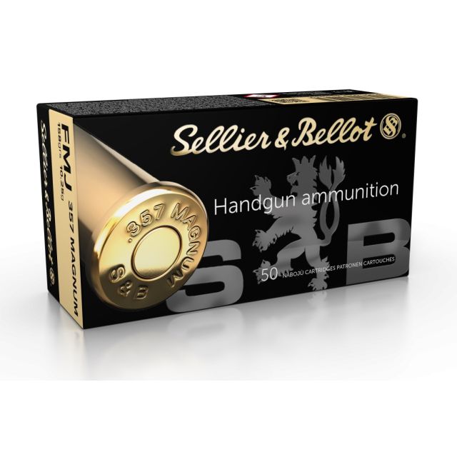 S&B .357 Magnum 158G FMJ 50 ptr