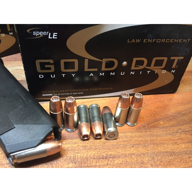 Speer® Law Enforcment Gold Dot® 9x19 Duty Ammuniti