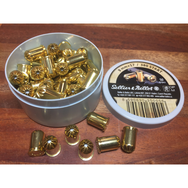 Knallpatron S&B 9 mm/ .380 50rd (REVOLVER)