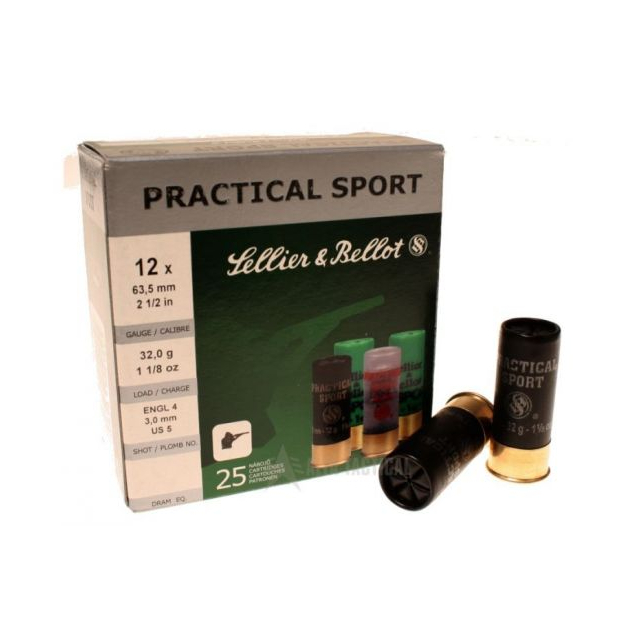 S&B HAGEL kal 12/63,5 Practical Sport & JAKT 25 pt