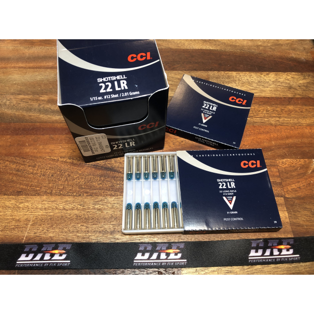 CCI .22 LR SNAKESHOT, 20 PTR