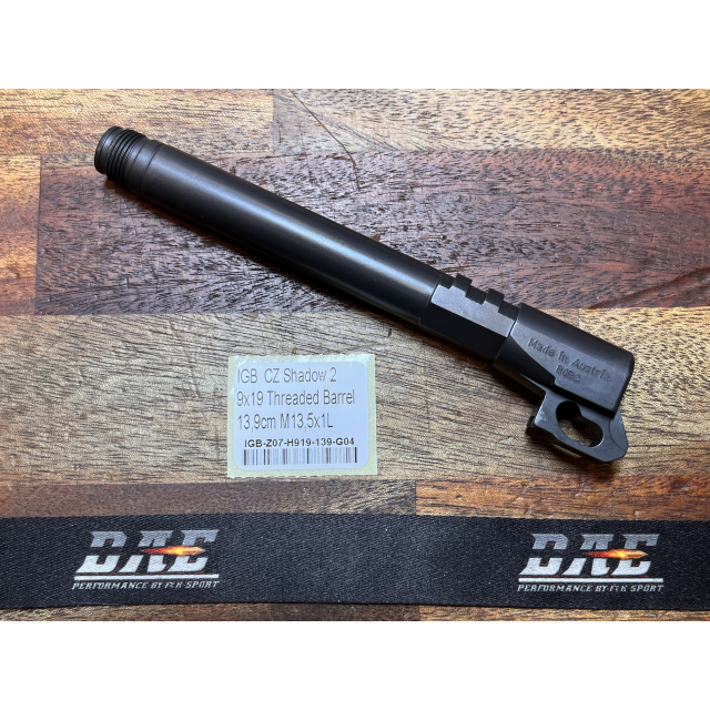 IGB Pipa till pistol IGB CZ Shadow2 9x19 Thread 13