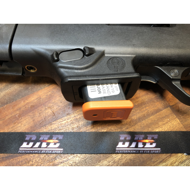 Jaktmagasin Ruger PCC Hunter 4rd 9x19 ORANGE BASE