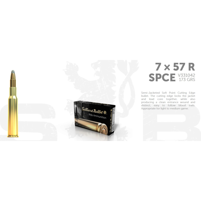 S&B 7x57R 173G SPCE JAKT 20 ptr