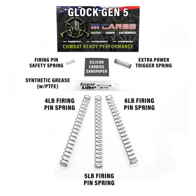 MCARBO Glock Gen5 Trigger Spring Kit 