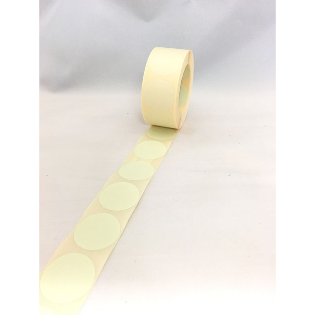 Klisterlappar RUND 25mm, 500 st GRÄDDVIT