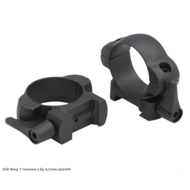 Stålringar 25 mm, QR till Kikarsikte